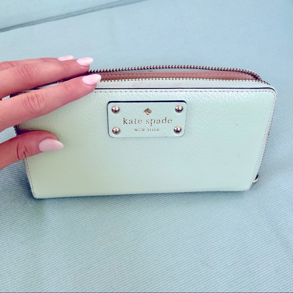kate spade Accessories - Kate Spade Large Wallet, Teal
